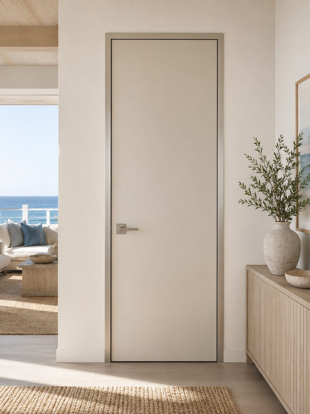 Wood-Grain Transfer Aluminum Door
